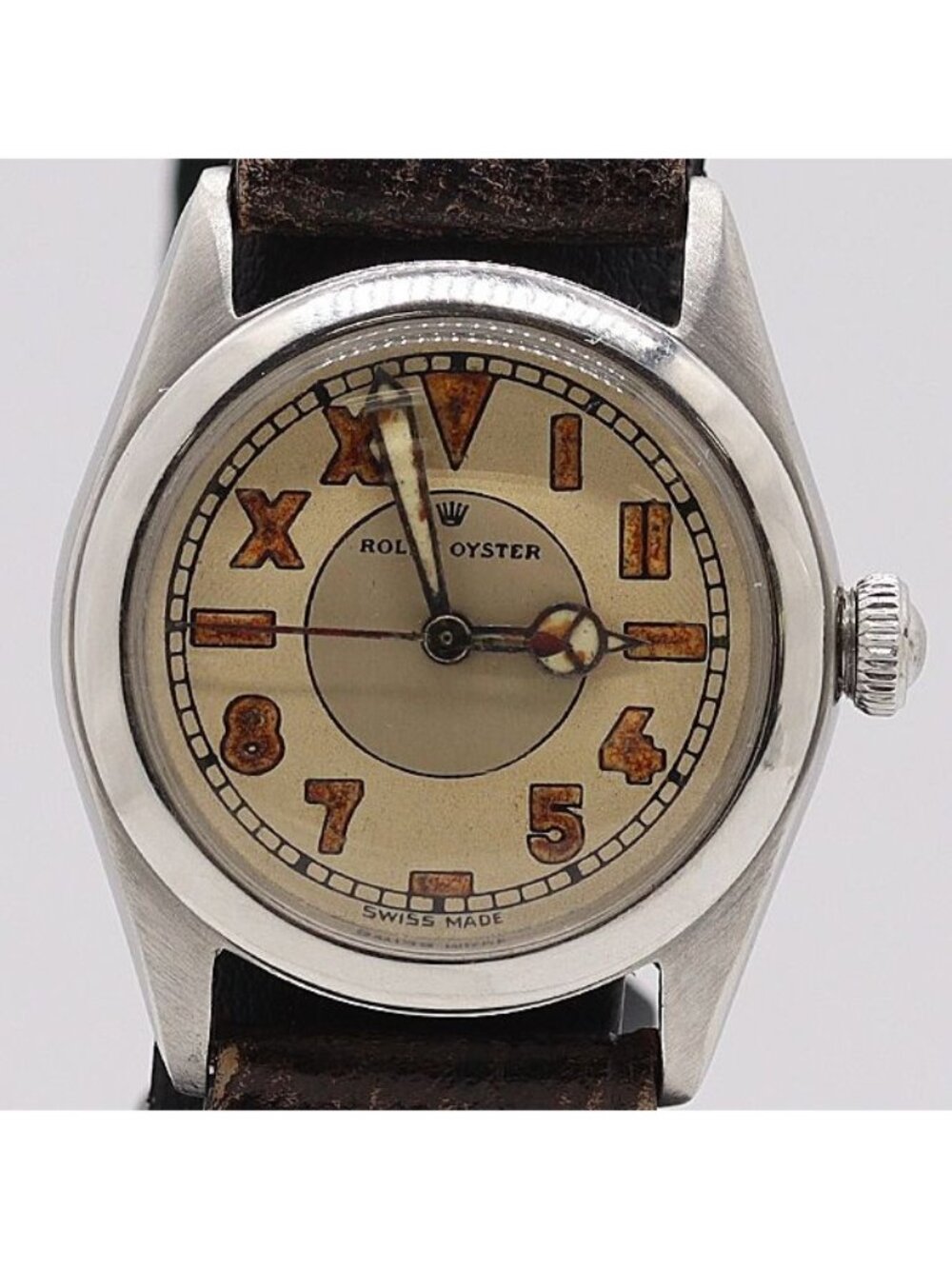 Rolex Oyster Manual Winding Beige Dial Watch Mtm